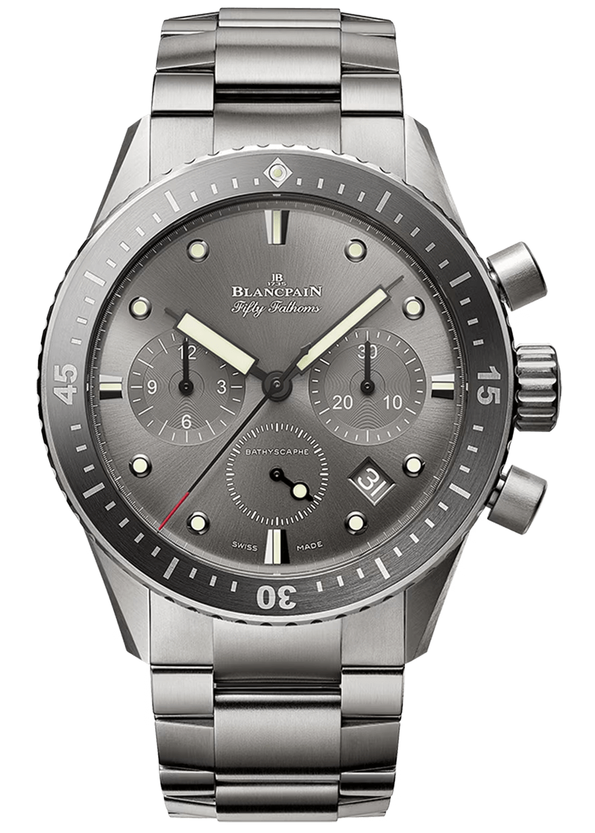 Blancpain Fifty Fathoms Bathyscaphe Chronographe Flyback Grey Titanium (5200-1210-98S)