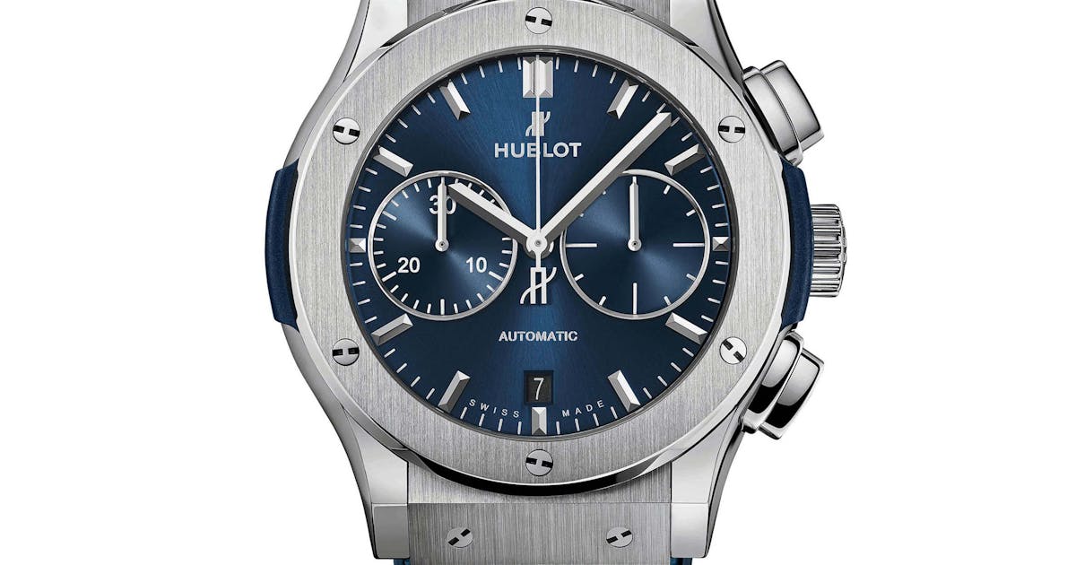 Hublot Classic Fusion Chronograph Titanium Blue (521.NX.7170.LR)