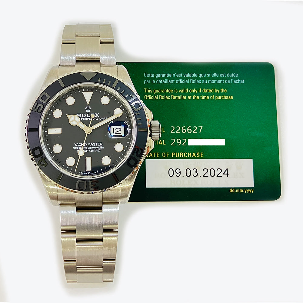 Rolex Yacht-Master 42mm RLX Titanium 226627 – Black Dial