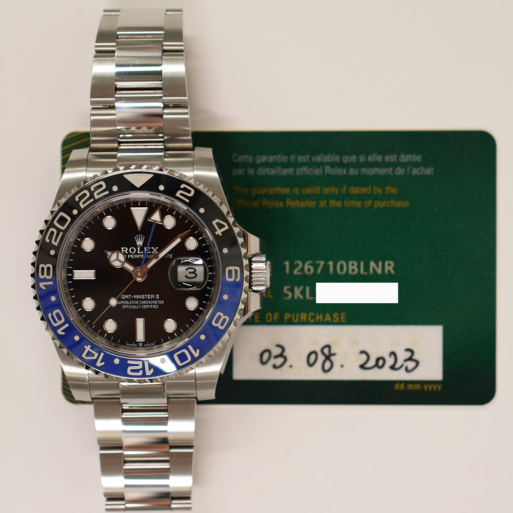 Rolex GMT-Master II "Batman" 40mm 126710BLNR