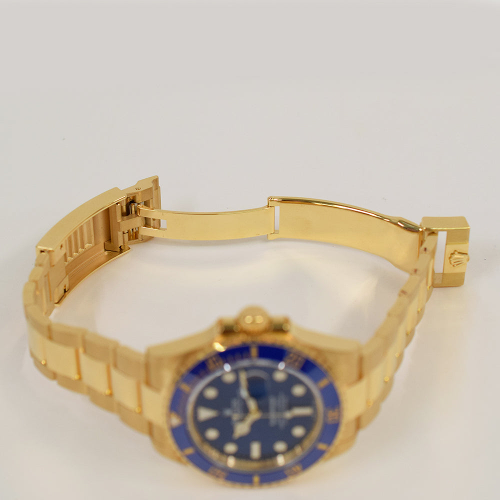 Rolex Submariner Date 41mm Yellow Gold Blue Bezel 126618LB – Blue Dial