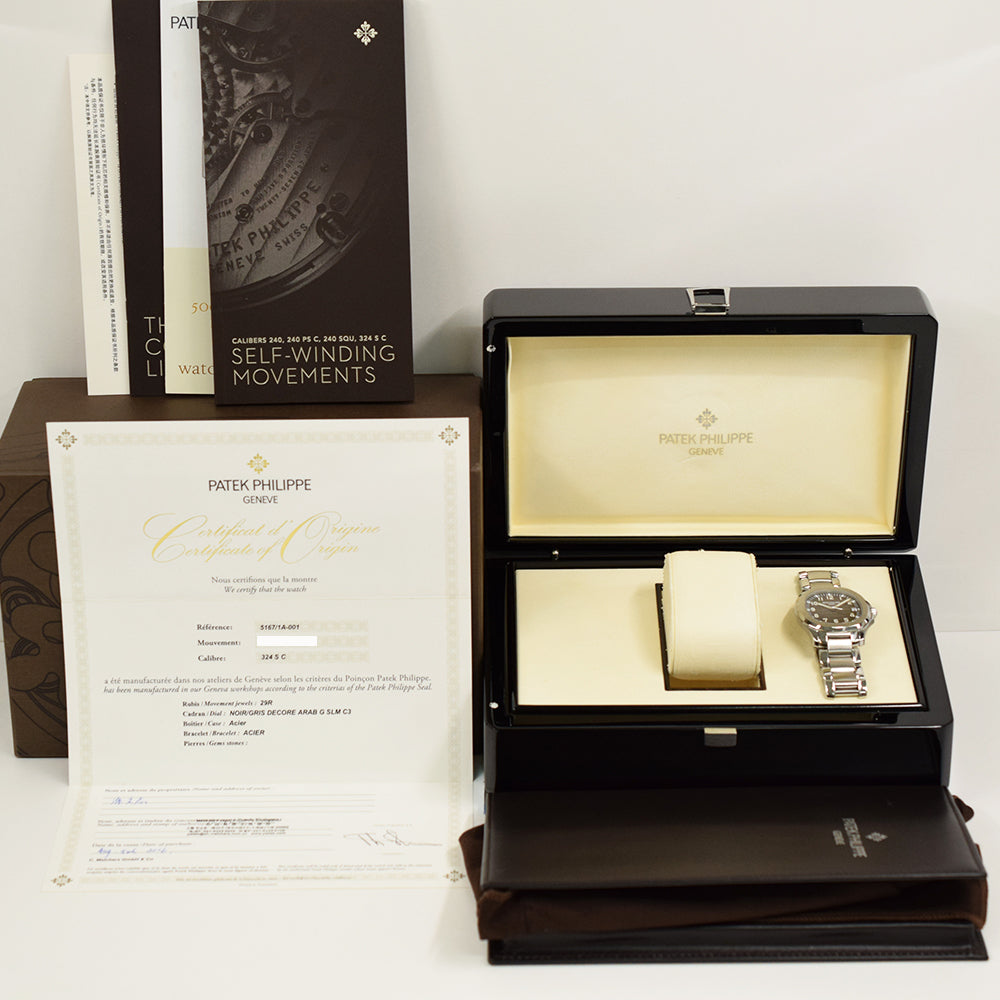 Patek Philippe Aquanaut 40.8mm 5167/1A-001 – Black Dial