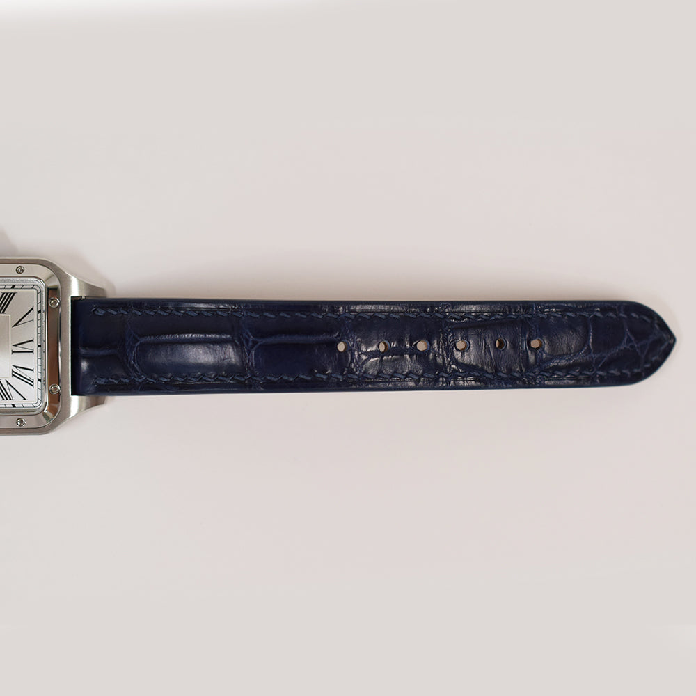 Cartier Santos-Dumont Large 43.5mm x 31.4mm WSSA0022 – Silver Roman Dial
