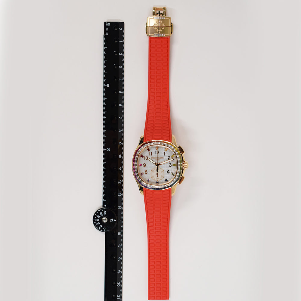 Patek Philippe Aquanaut Luce Rainbow Chronograph 39.9mm 7968/300R-001 – MOP Rainbow Diamond Dial
