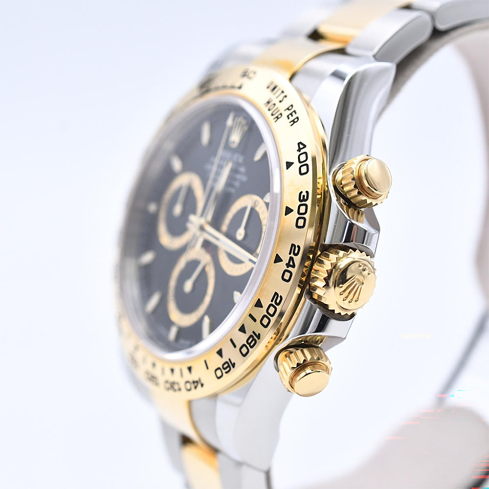 Rolex Cosmograph Daytona 40mm Steel and Yellow Gold 126503 – Black Dial
