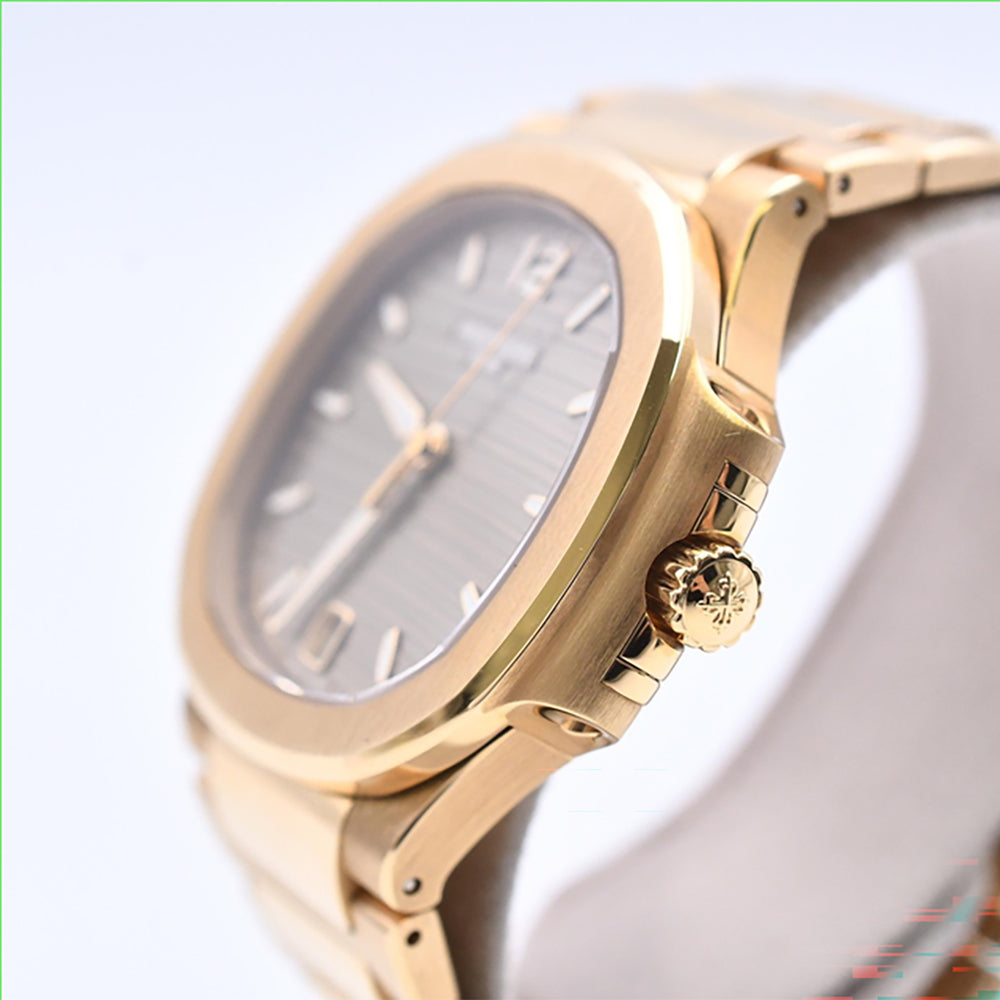 Patek Philippe Nautilus 35.2mm Rose Gold 7118/1R-010 – Grey Dial