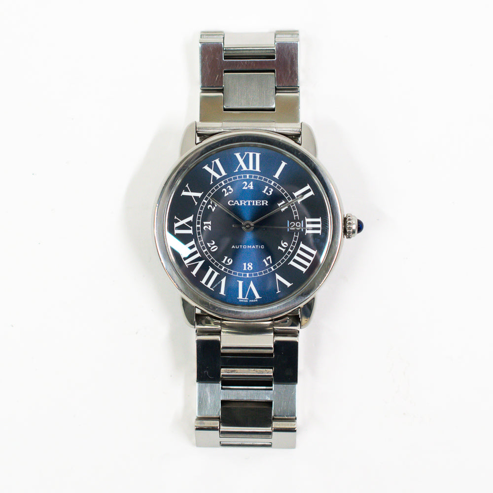 Cartier Ronde Solo de Cartier XL 42mm WSRN0023 – Blue Roman Dial