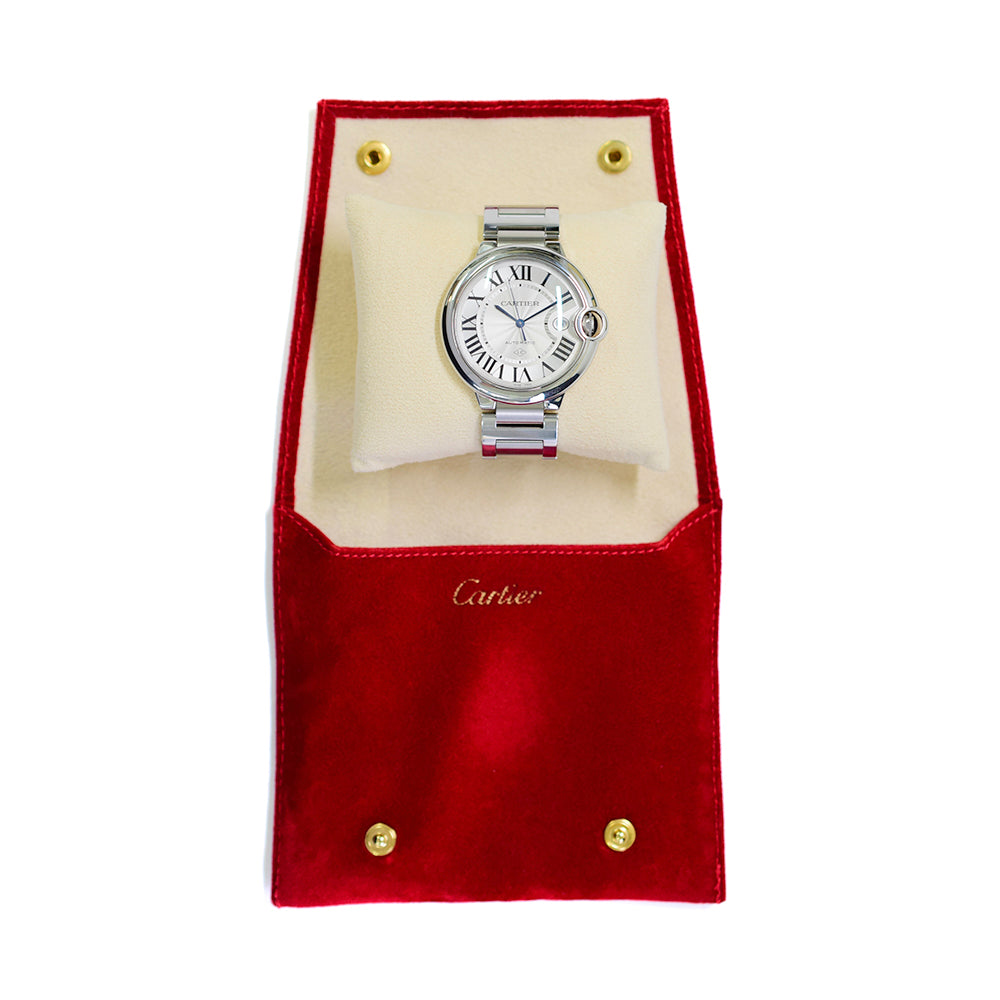 Cartier Ballon Bleu 42mm Steel WSBB0016 – Silver Roman Dial