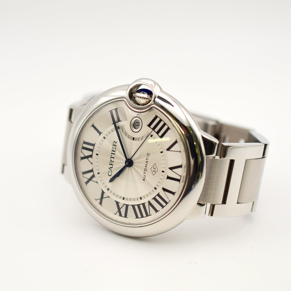 Cartier Ballon Bleu 42mm Steel WSBB0016 – Silver Roman Dial