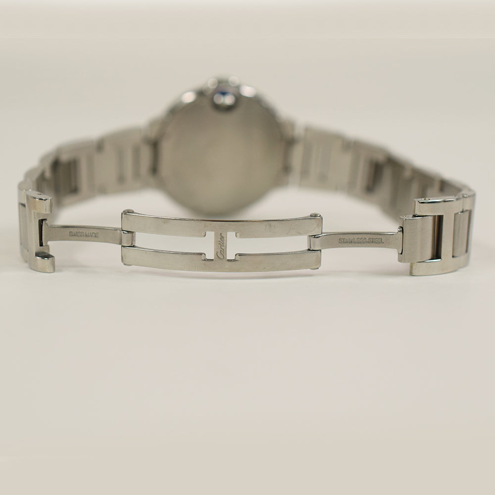 Cartier Ballon Bleu 33mm Steel W6920071 – Silver Roman Dial