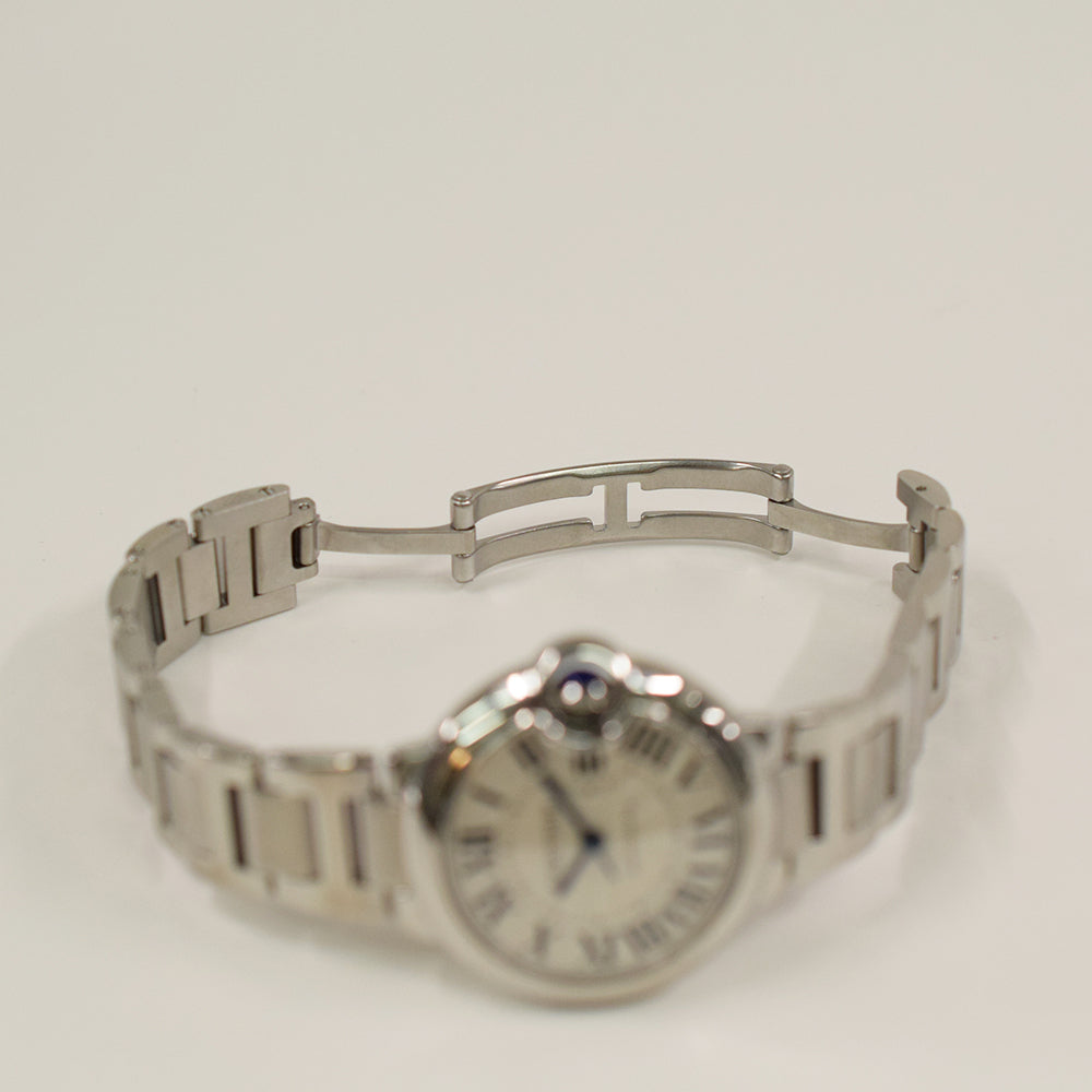 Cartier Ballon Bleu 33mm Steel W6920071 – Silver Roman Dial