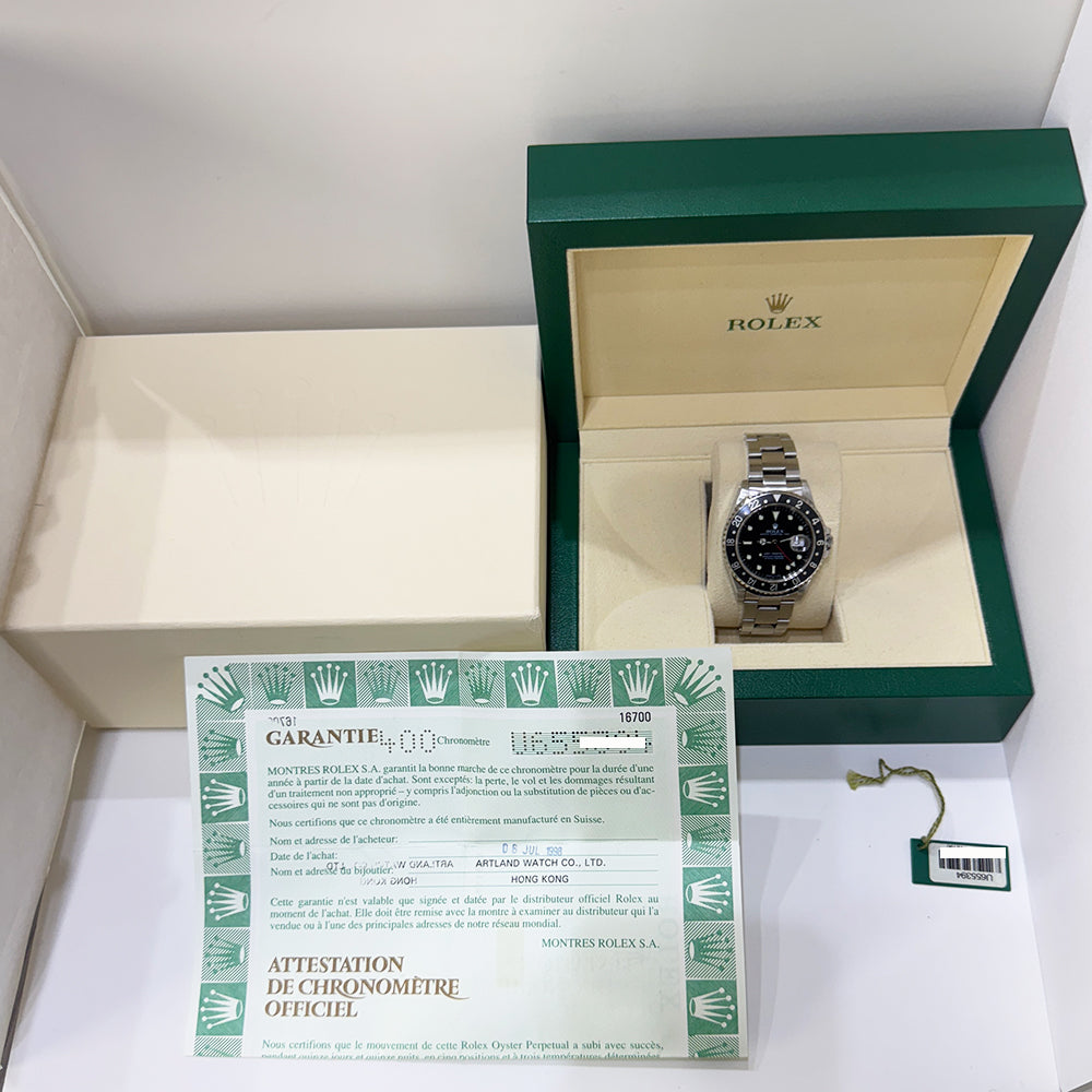 Rolex GMT-Master 40mm 16700 – Black Dial