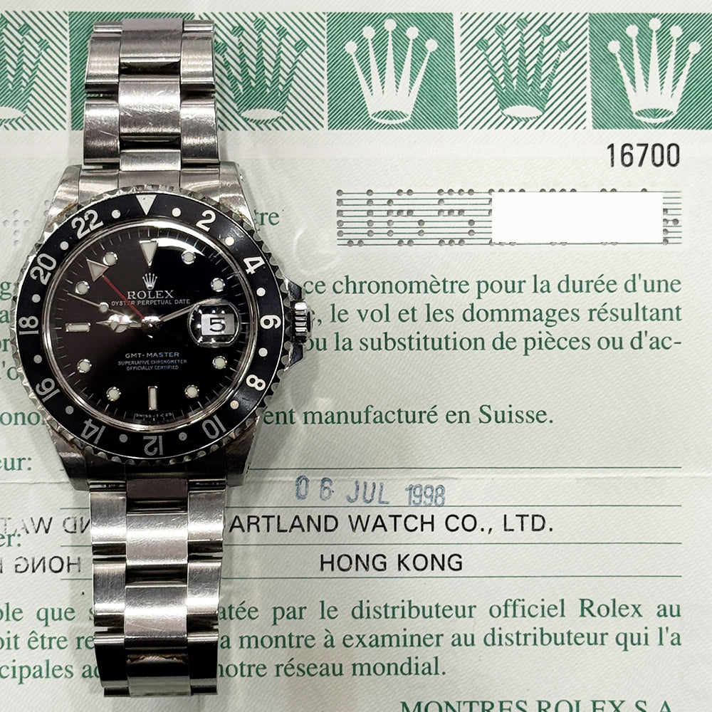 Rolex GMT-Master 40mm 16700 – Black Dial