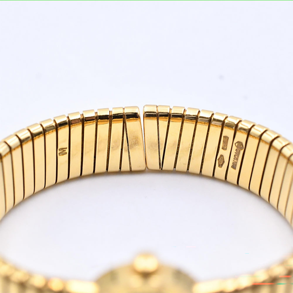 Bvlgari Bvlgari Tubogas 19mm Yellow Gold BB192T – Black Dial