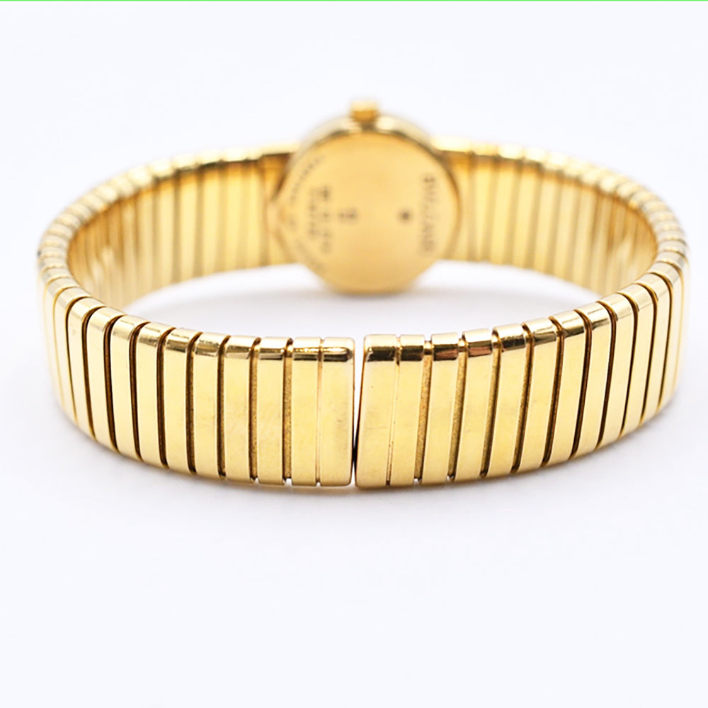 Bvlgari Bvlgari Tubogas 19mm Yellow Gold BB192T – Black Dial