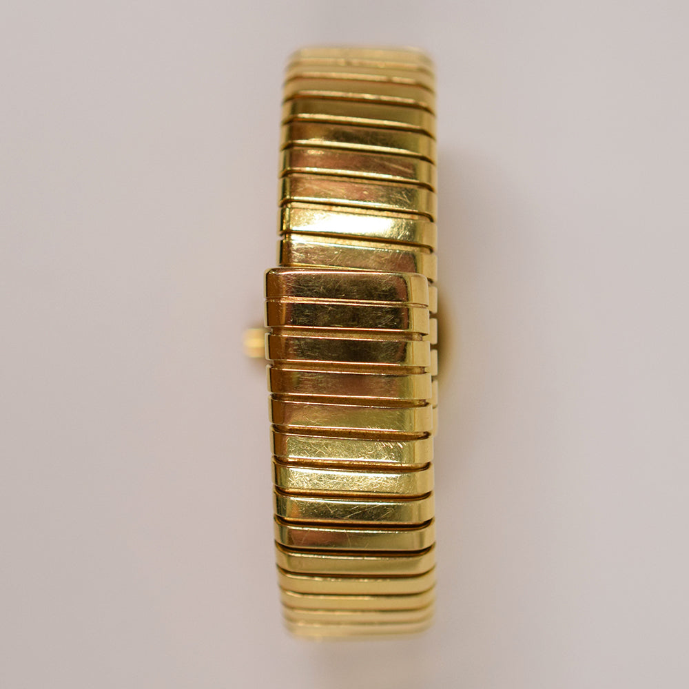 Bvlgari Bvlgari Tubogas 19mm Yellow Gold BB192T – Black Dial