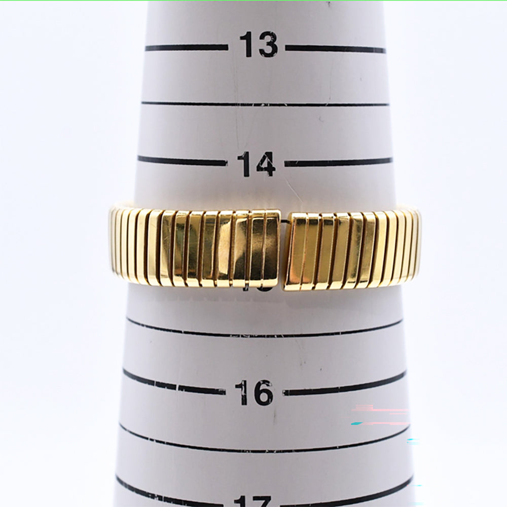 Bvlgari Bvlgari Tubogas 19mm Yellow Gold BB192T – Black Dial