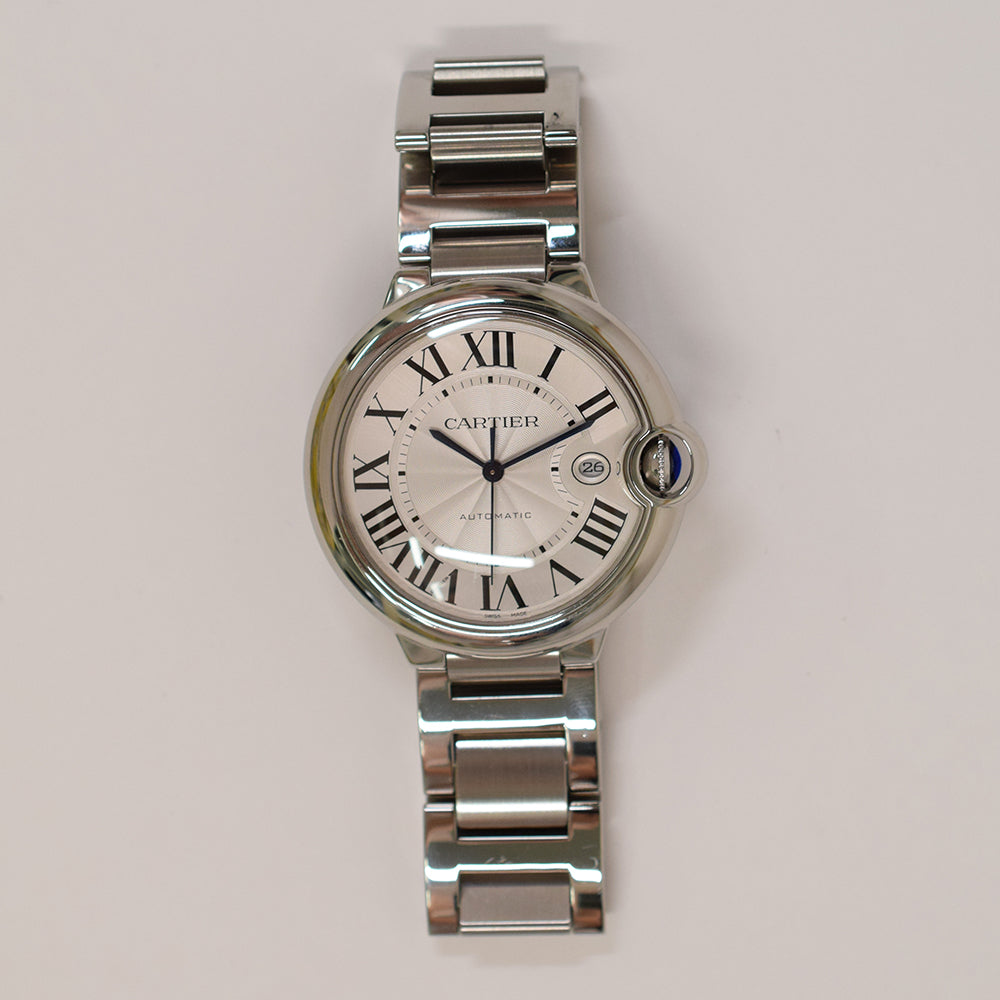 Cartier Ballon Bleu 42mm Steel WSBB0049 – Silver Roman Dial