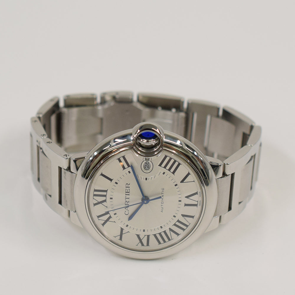 Cartier Ballon Bleu 42mm Steel WSBB0049 – Silver Roman Dial