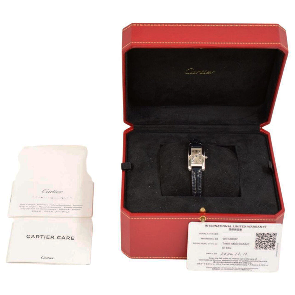 Cartier Tank Américaine Mini 27mm x 15.2mm WSTA0032 – Silver Roman Dial