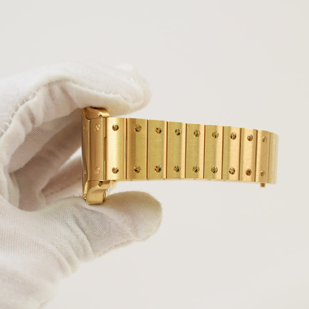 Cartier Santos de Cartier Skeleton 39.7mm Yellow Gold WHSA0042 – Skeleton Dial