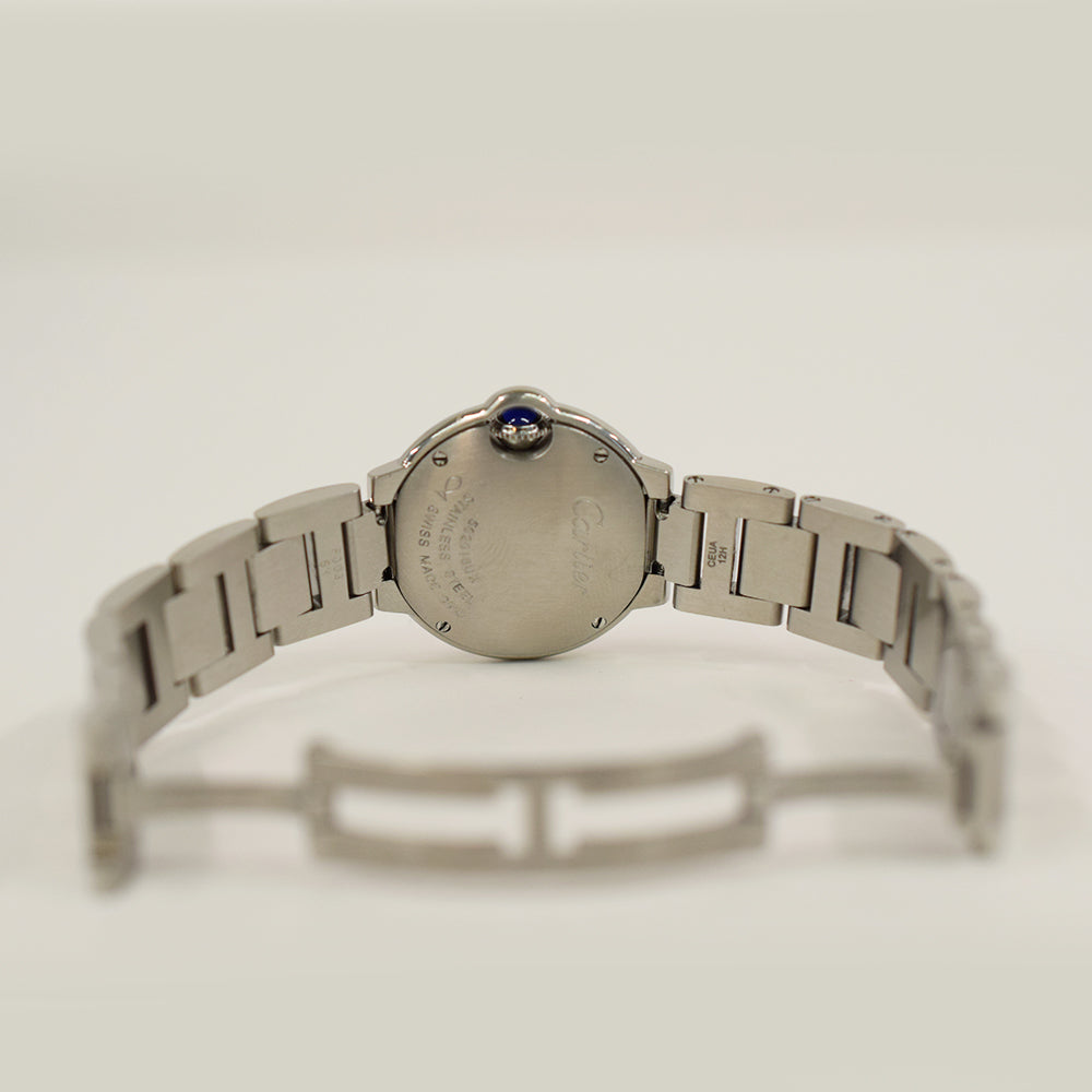 Cartier Ballon Bleu de Cartier 28mm Steel W69010Z4 – White Roman Dial