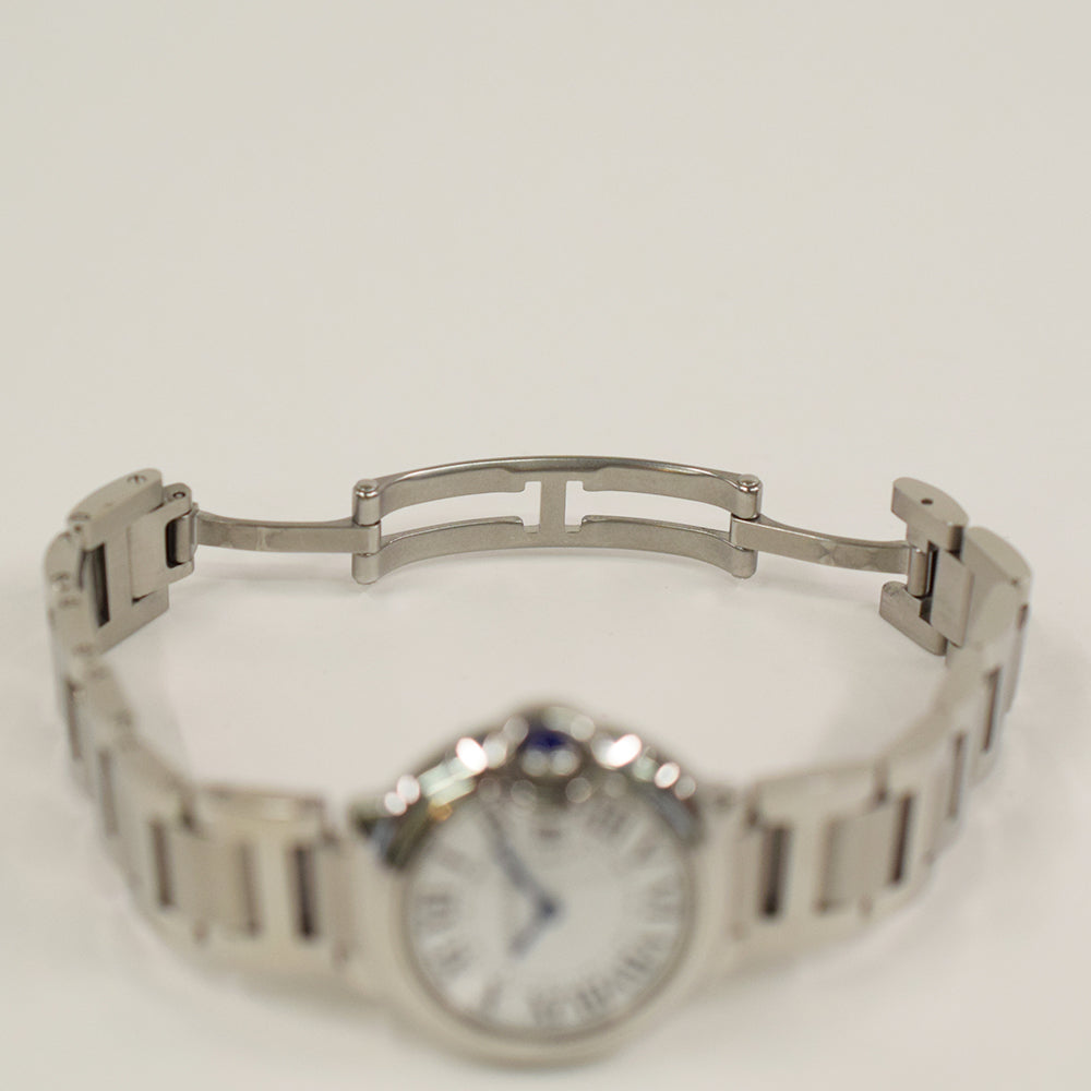 Cartier Ballon Bleu de Cartier 28mm Steel W69010Z4 – White Roman Dial