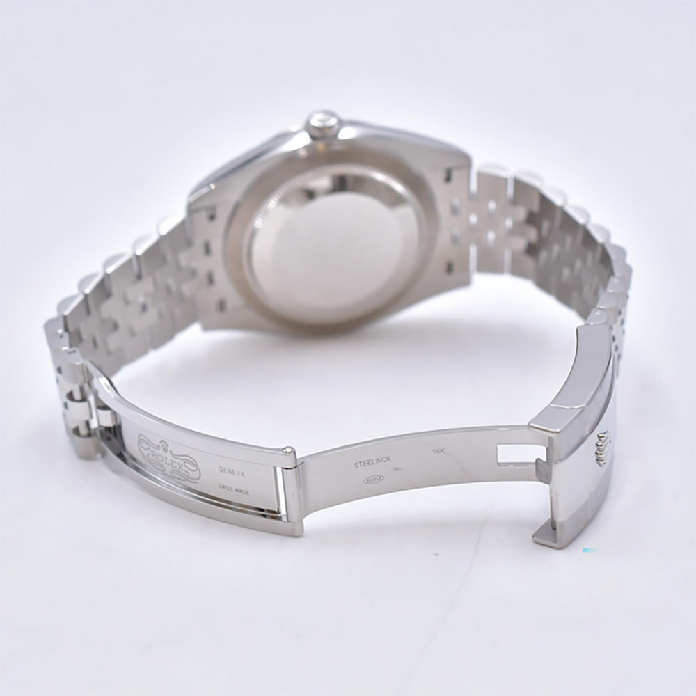 Rolex Datejust 41mm Steel and White Gold Fluted Bezel 126334 – Silver Dial