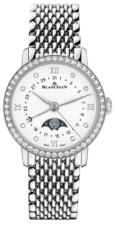 Blancpain Villeret Quantieme Phases de Lune Steel Diamond (6106-4628-MMB)
