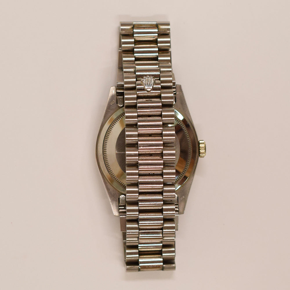 Rolex Day-Date 36mm White Gold 18239 – Silver Dial