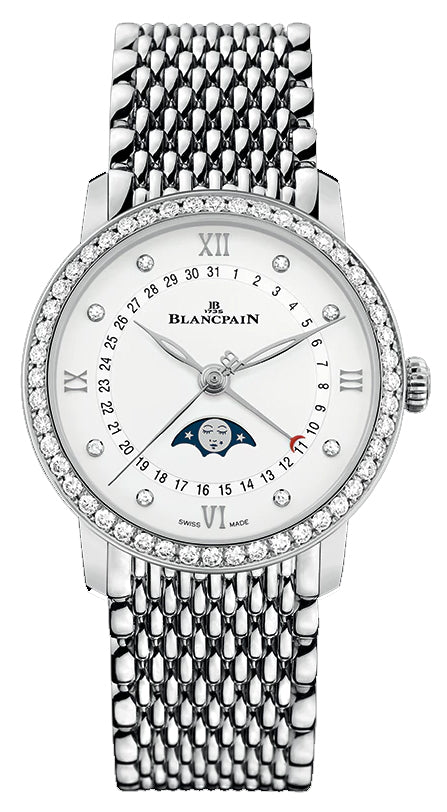 Blancpain Villeret Quantieme Phase de Lune Diamond Steel (6126-4628-MMB)