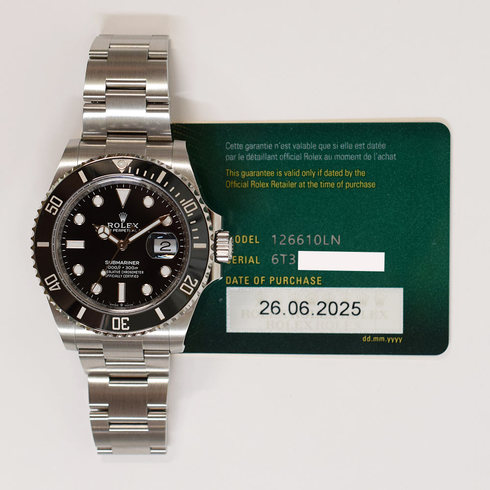 Rolex Submariner Date 41mm Steel 126610LN – Black Dial