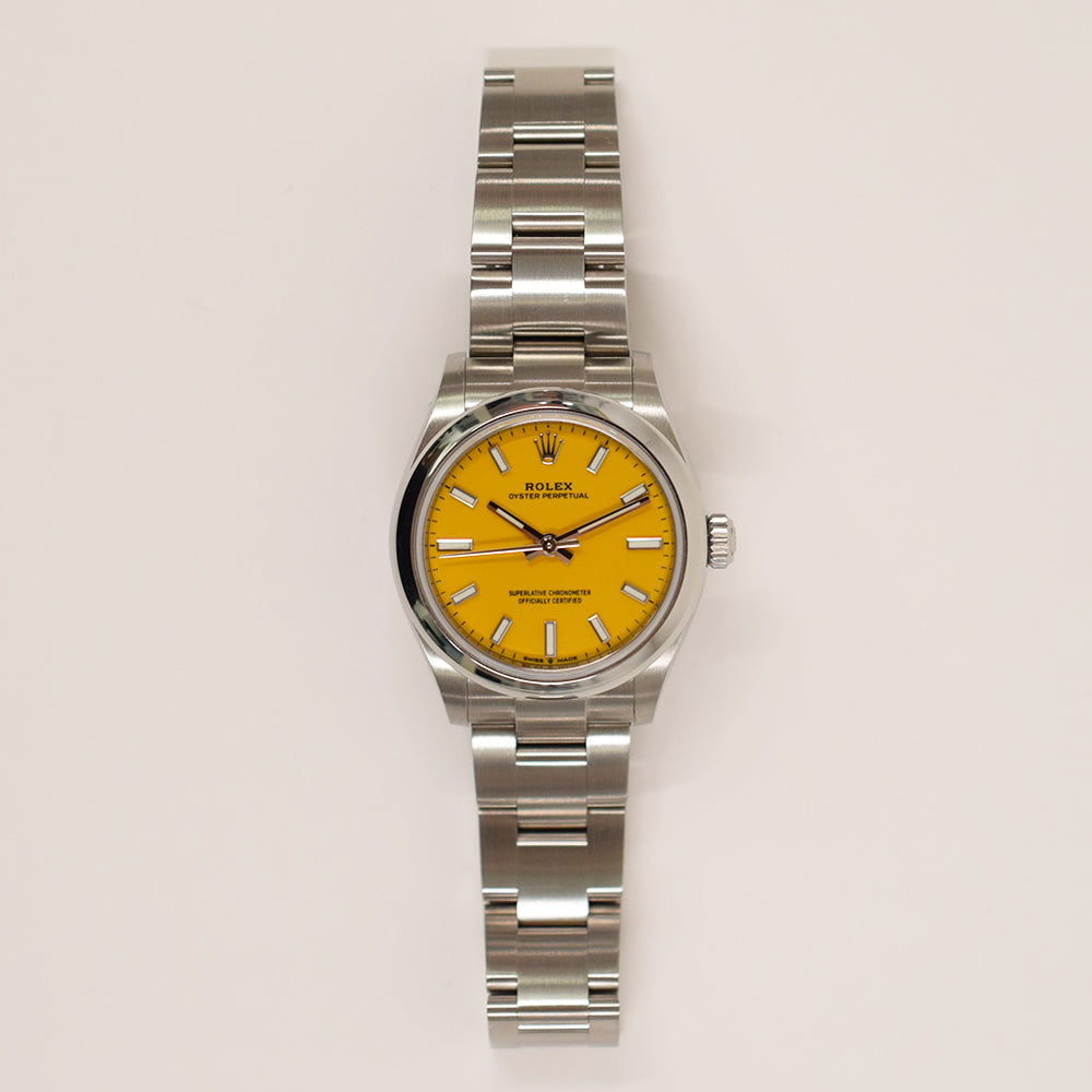 Rolex Oyster Perpetual 31mm 277200 – Yellow Dial