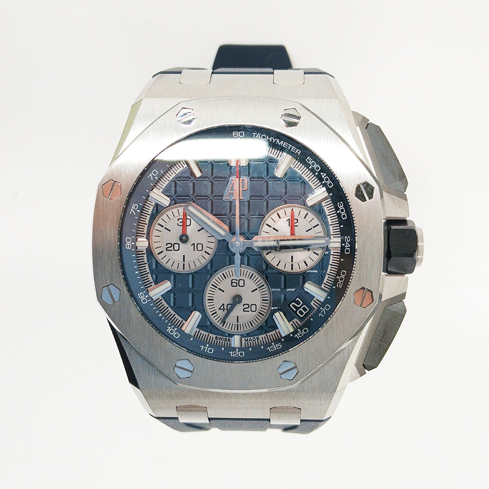 Audemars Piguet Royal Oak Offshore Chronograph 43mm Titanium 26420TI.OO.A027CA.01 – Blue Dial