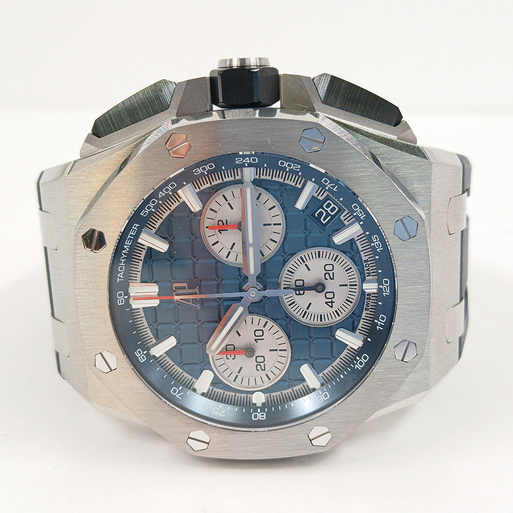 Audemars Piguet Royal Oak Offshore Chronograph 43mm Titanium 26420TI.OO.A027CA.01 – Blue Dial