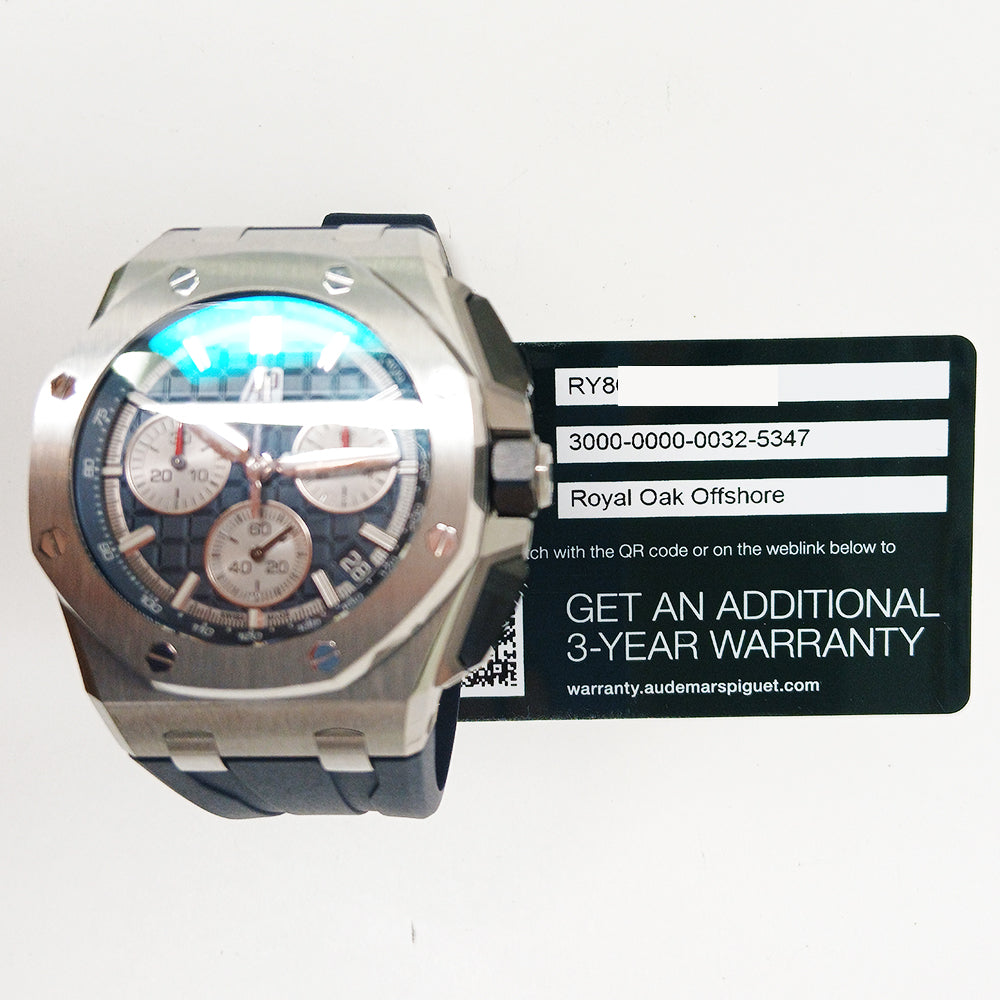 Audemars Piguet Royal Oak Offshore Chronograph 43mm Titanium 26420TI.OO.A027CA.01 – Blue Dial