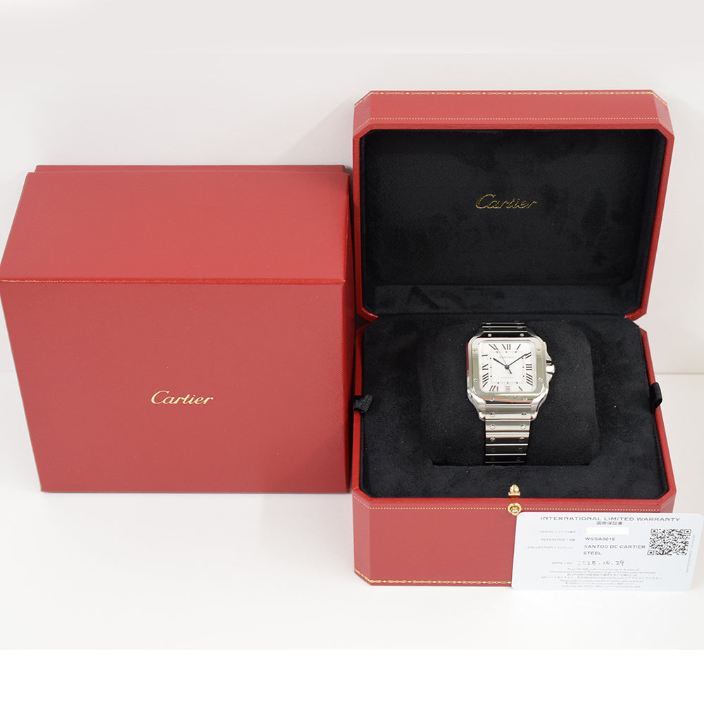 Cartier Santos de Cartier Large 47.5mm x 39.8mm WSSA0018 – White Roman Dial