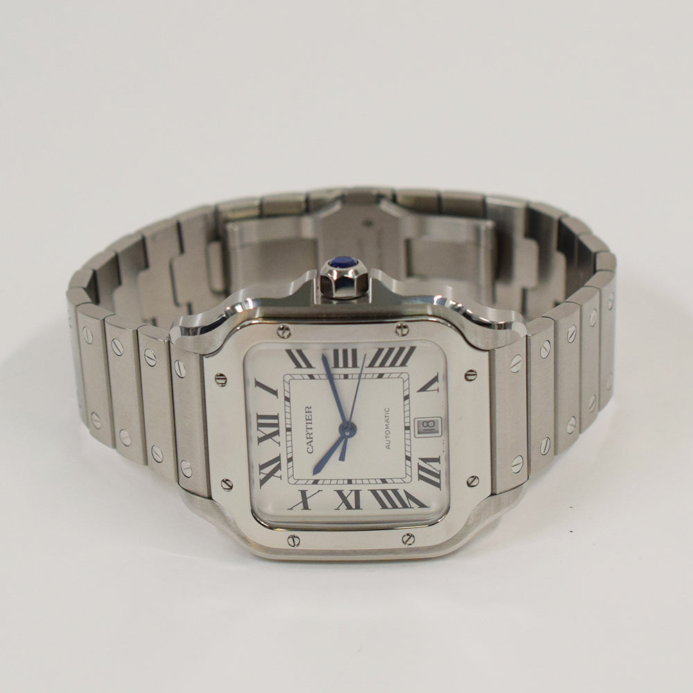 Cartier Santos de Cartier Large 47.5mm x 39.8mm WSSA0018 – White Roman Dial