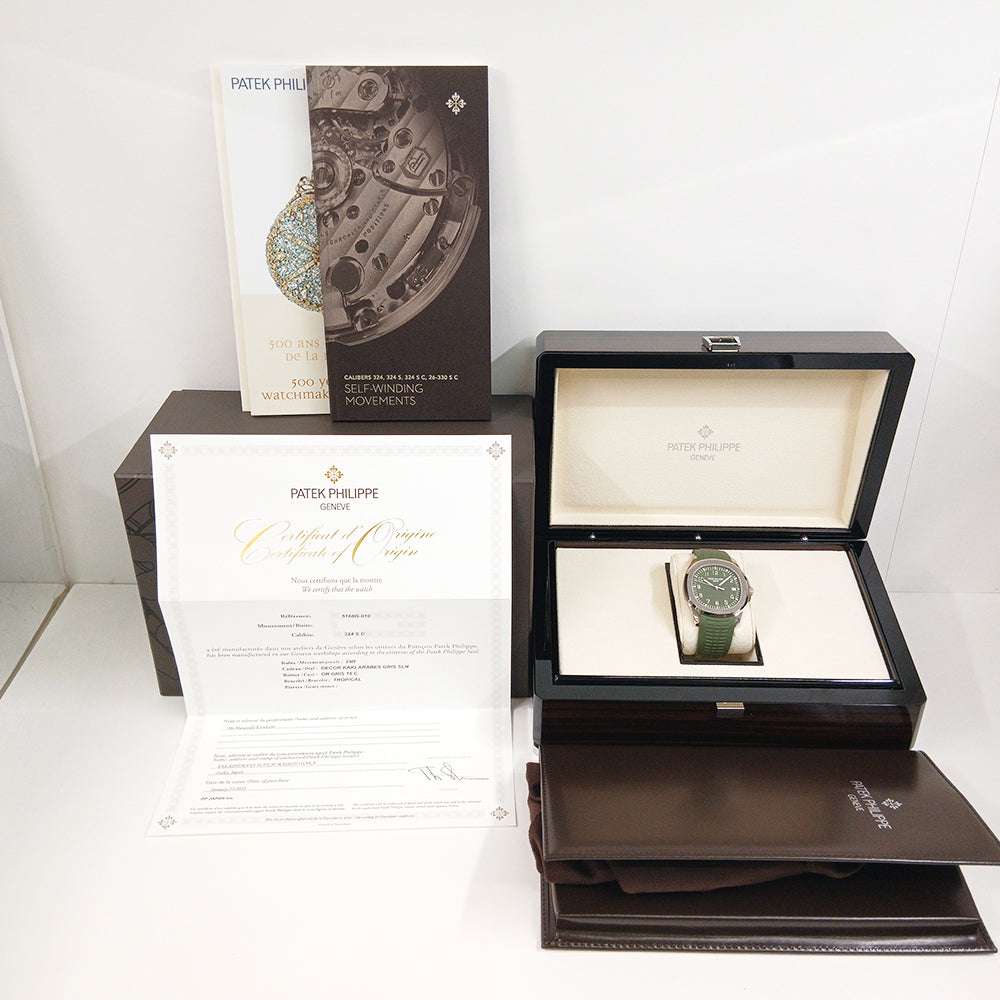 Patek Philippe Aquanaut 42.2mm 5168G-010 – Green Dial