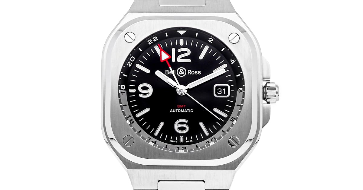 Bell & Ross BR 05 GMT Black BR05G-BL-ST/SST