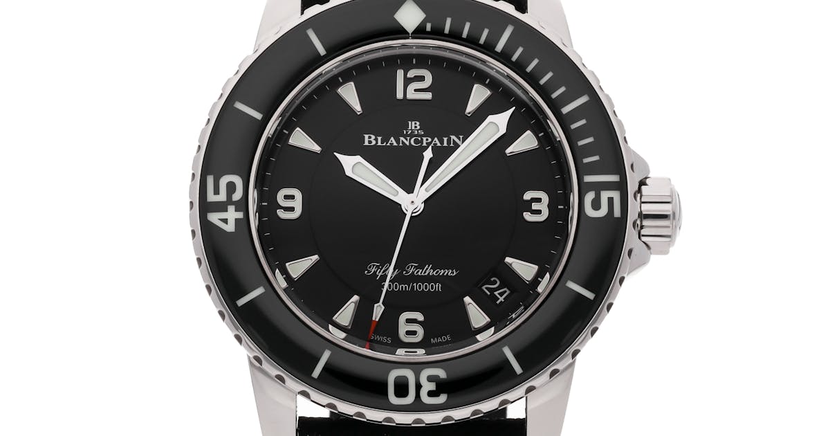 Blancpain Fifty Fathoms Automatique Black Dial 5015-1130-52A