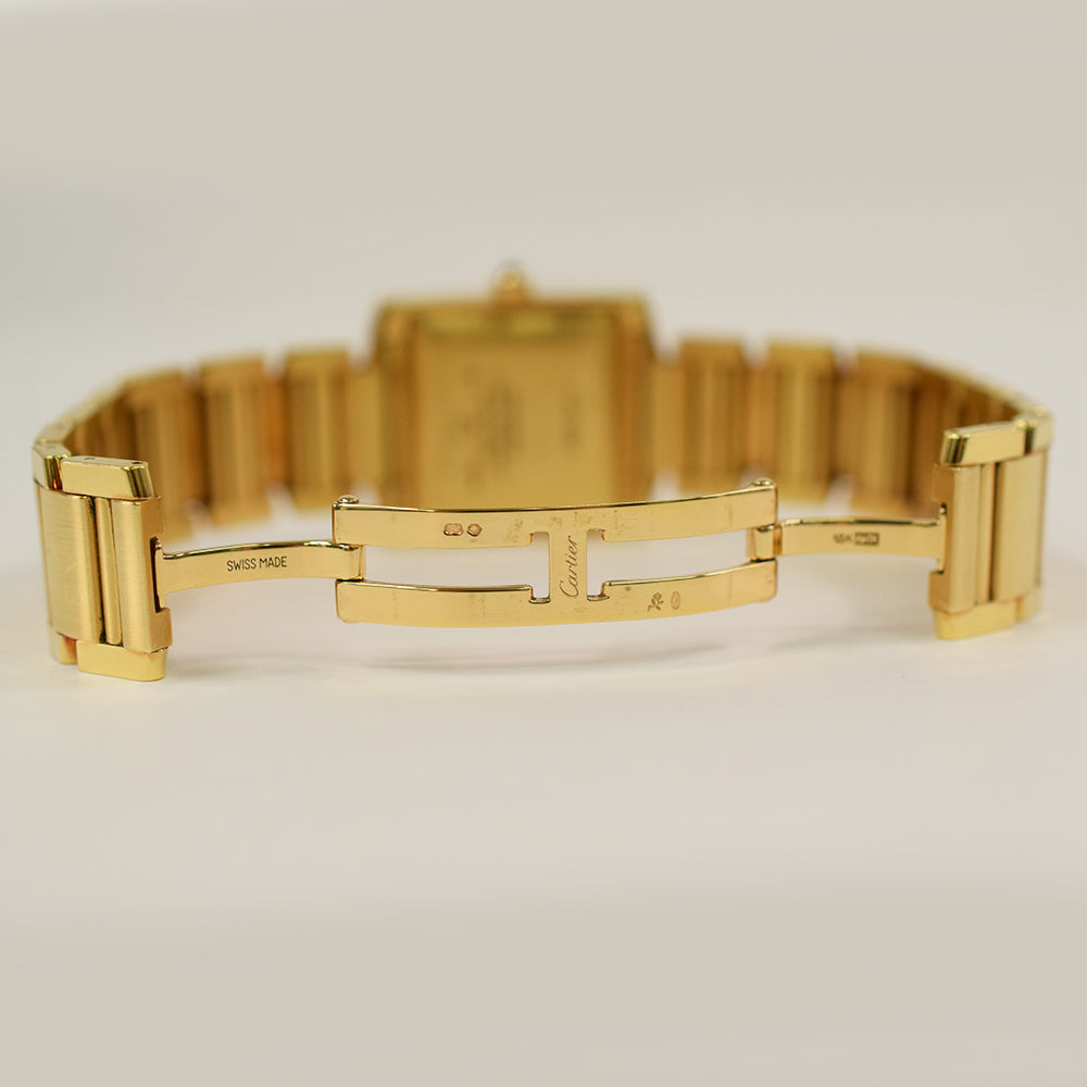 Cartier Tank Française Medium Yellow Gold W50001R2 – Ivory Roman Dial
