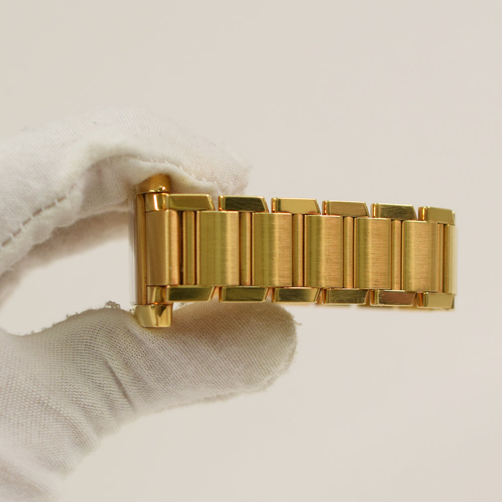 Cartier Tank Française Medium Yellow Gold W50001R2 – Ivory Roman Dial