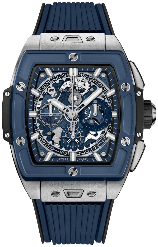 Hublot Big Bang Unico Blue Ceramic Skeleton Chronograph (642.NL.7170.RX)