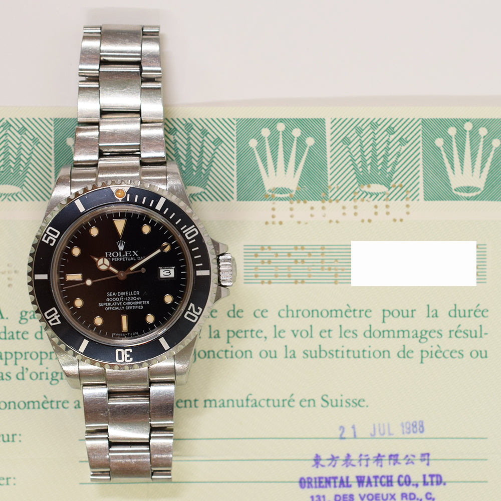 Rolex Sea-Dweller 4000 40mm 16660 – Black Dial