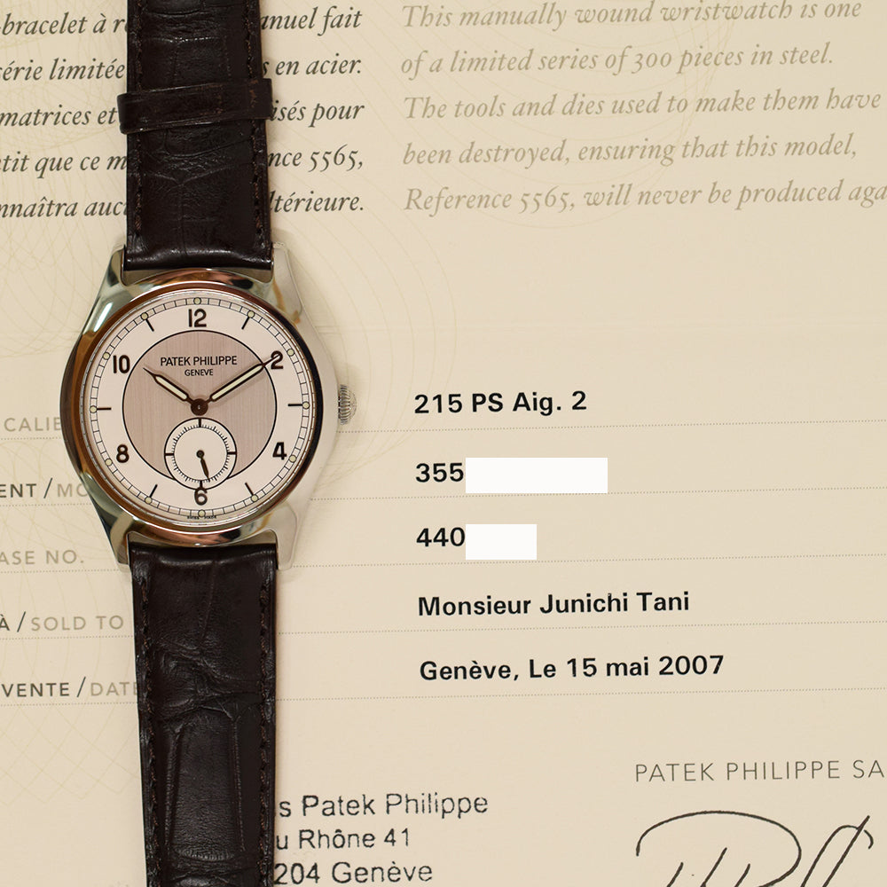 Patek Philippe Calatrava 36mm 5565A-001 – Silver Arabic Dial