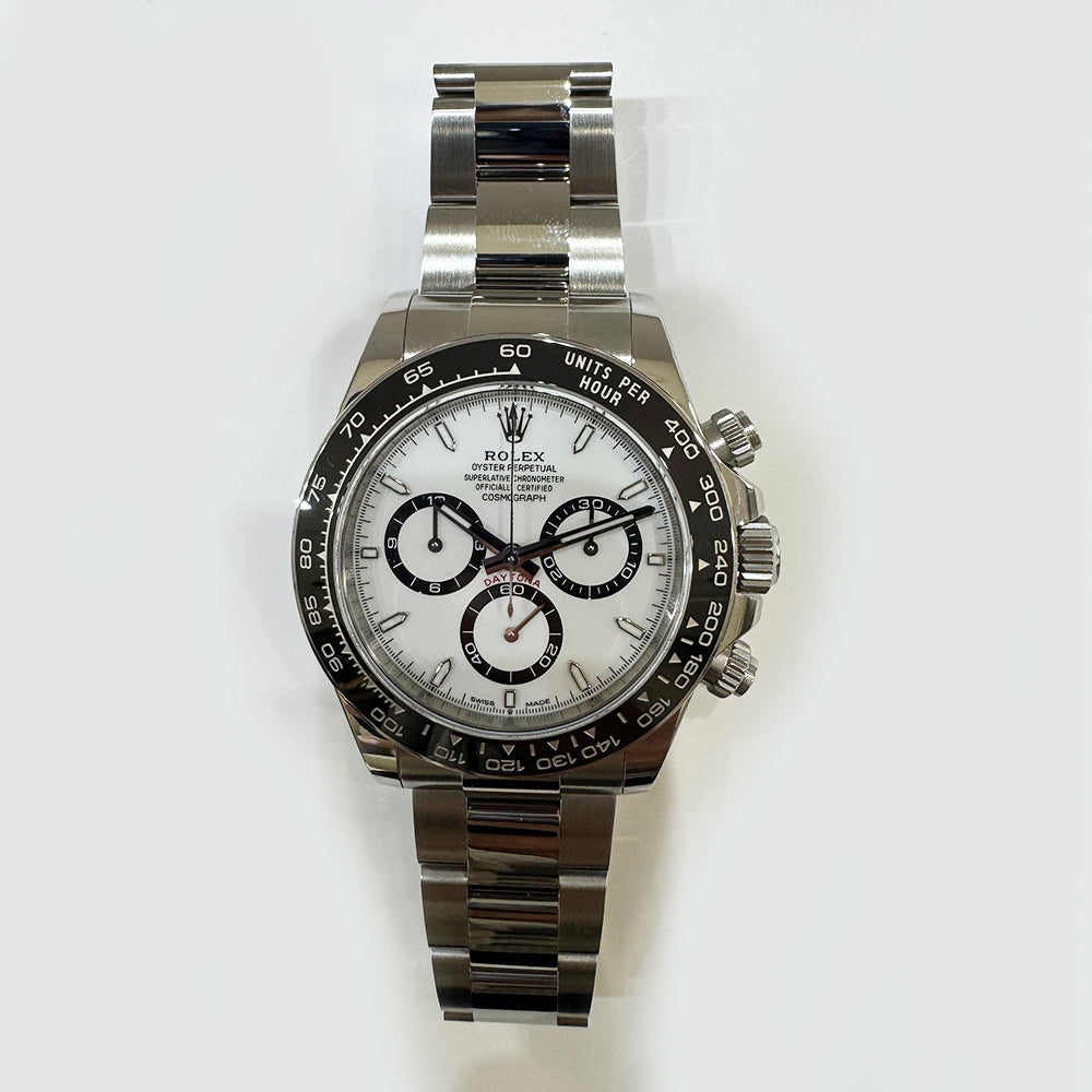 Rolex Cosmograph Daytona 40mm Steel Ceramic Bezel 126500LN – White Dial