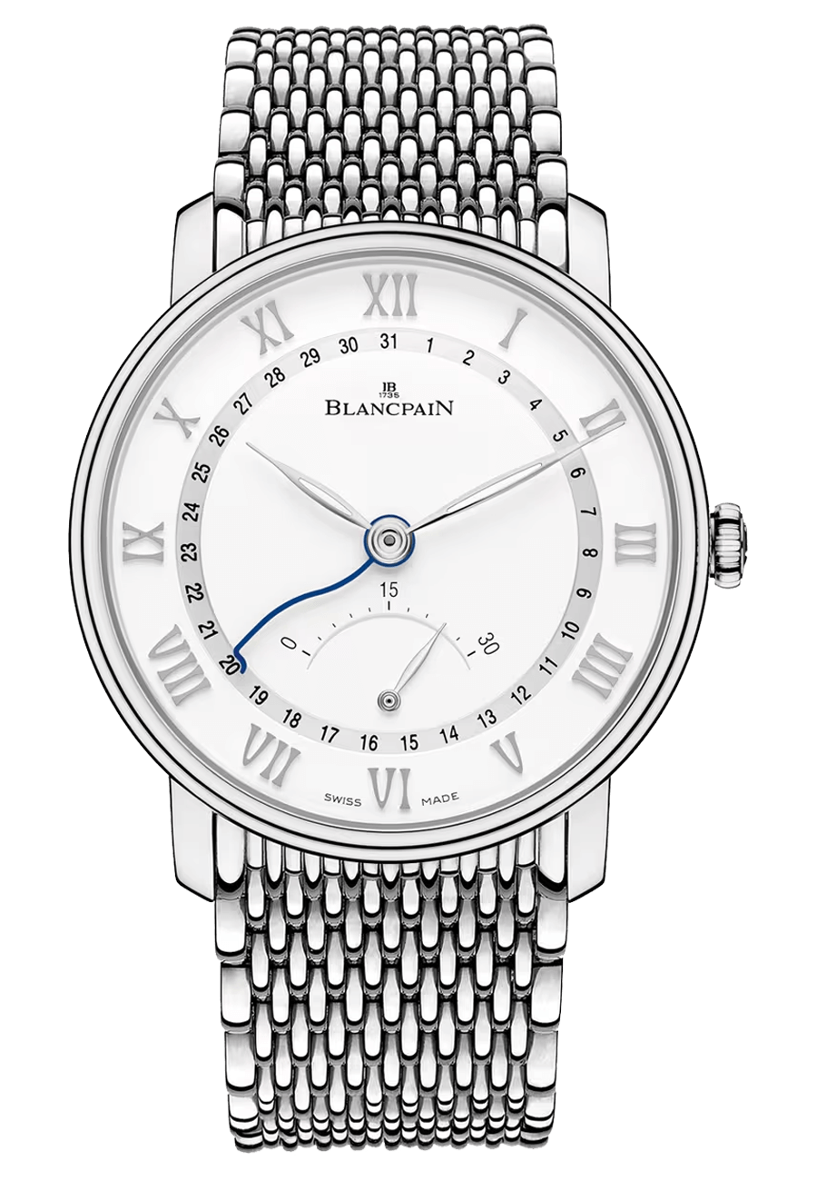 Blancpain Villeret Ultraplate Date Retrograde Seconds Steel (6653Q-1127-MMB)