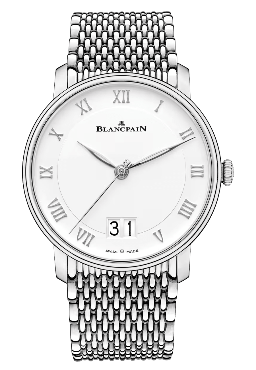 Blancpain Villeret Grande Date Mille Mailles Steel (6669-1127-MMB)
