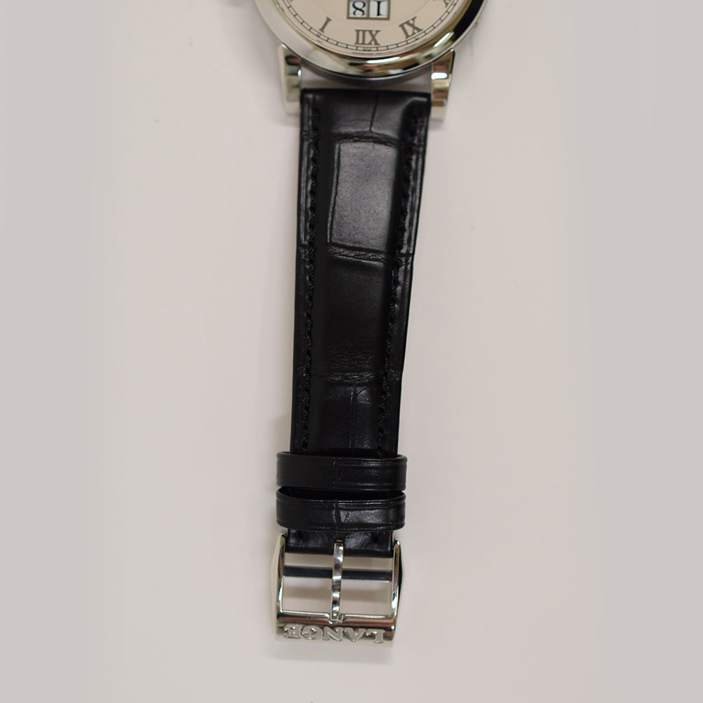 A. Lange & Söhne Lange 1 38.5mm Platinum 310.025 – Silver Roman Dial